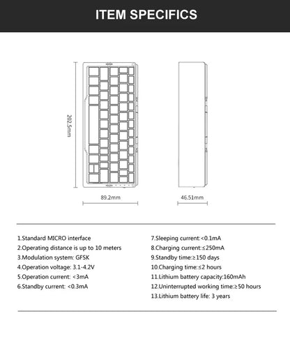 Mini Foldable Bluetooth Keyboard
